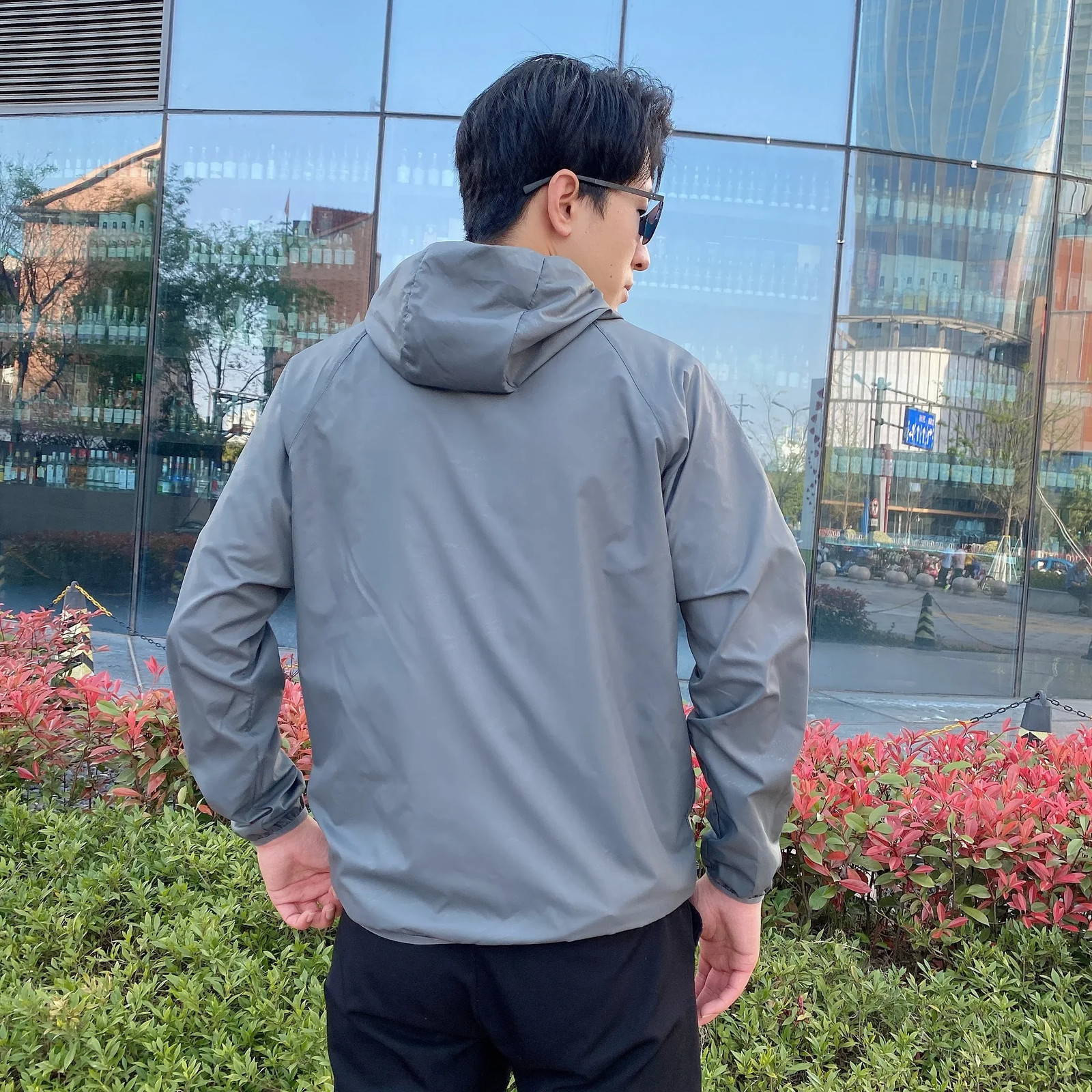 Casual Summer Hooded Jacket Men Women Sun Protection Clothing Hunting Clothes Qu - Image 4