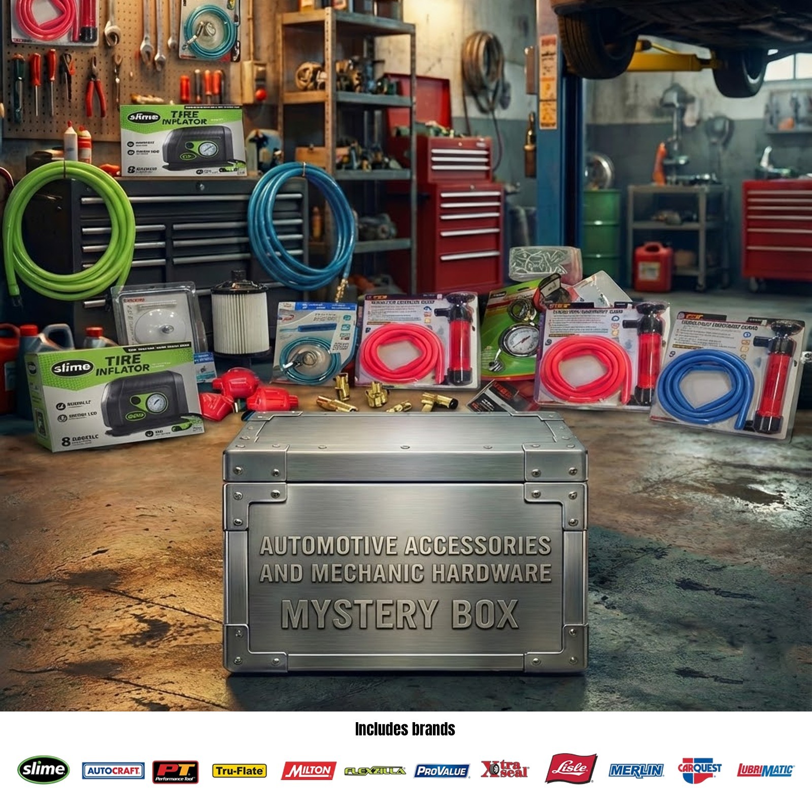 Huge Automotive, Garage Shop Hardware & Accessories Mix Mystery Box Lot - Image 2