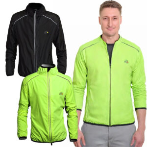 Cycling Windproof Long Sleeve Jacket UV Sun Protective Waterproof Sportswear USA