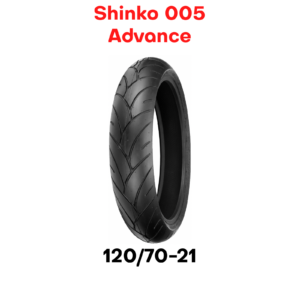 New Shinko 005 Advance Motorcycle Tire Front 120/70-21" 120 70 21