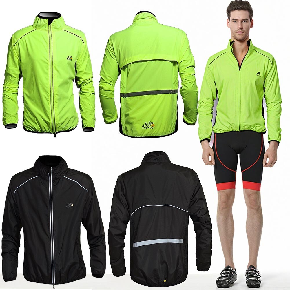 Cycling Windproof Long Sleeve Jacket UV Sun Protective Waterproof Sportswear USA - Image 5