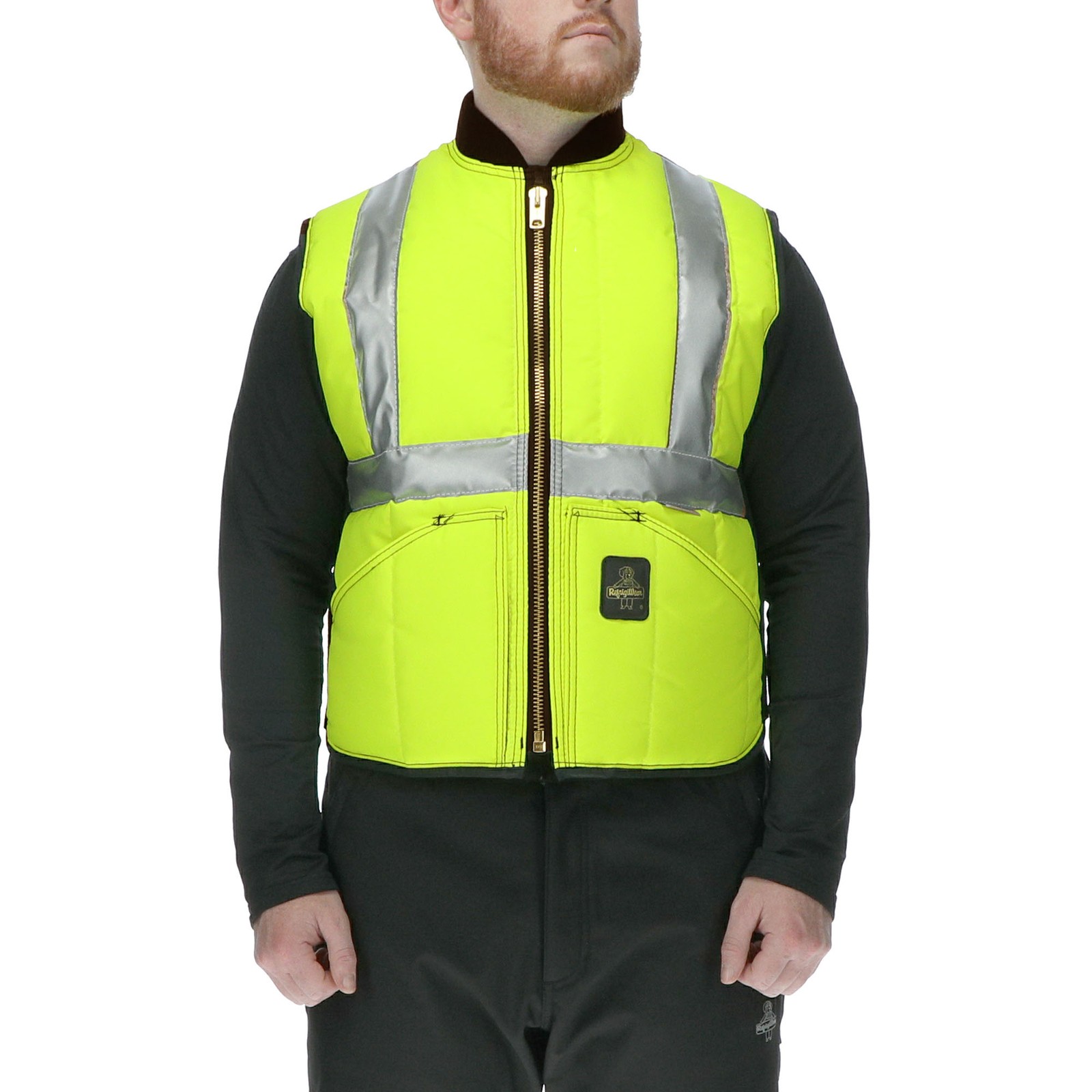RefrigiWear HiVis Iron-Tuff Vest - Extreme Cold Protection, High-Visibility, - Image 2