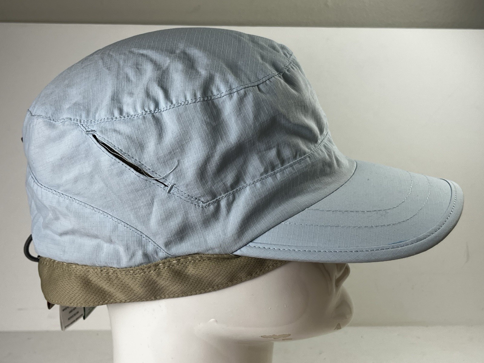 EXOFFICIO INSECT SHIELD BUGS AWAY ADVENTURE HAT L/XL POWDER BLUE CAMPING HIKING - Image 4