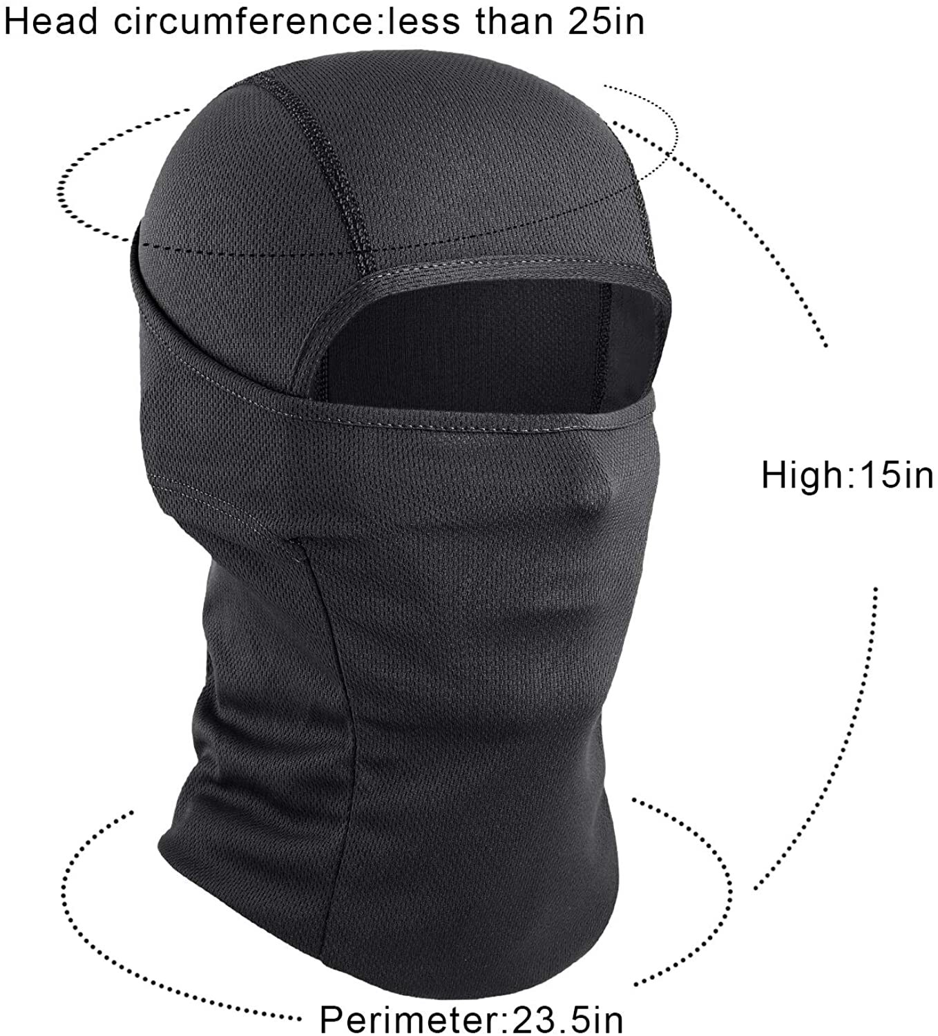 Balaclava Cold Weather Face Mask Windproof Ski Mask Tactical Hood for Men Women - Image 3