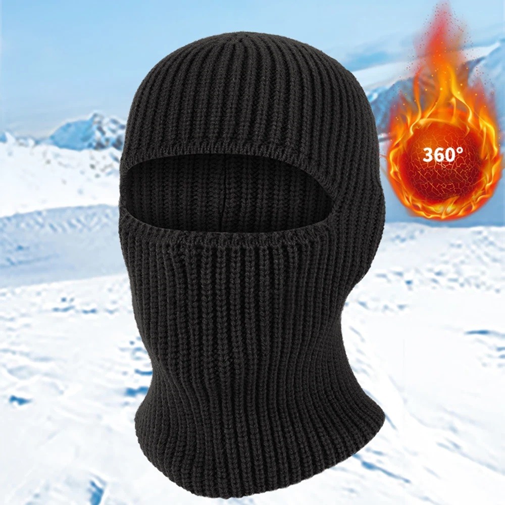Winter Balaclava Ski Full Face Mask Windproof Fleece Neck Warm for Cold Weather - Image 3