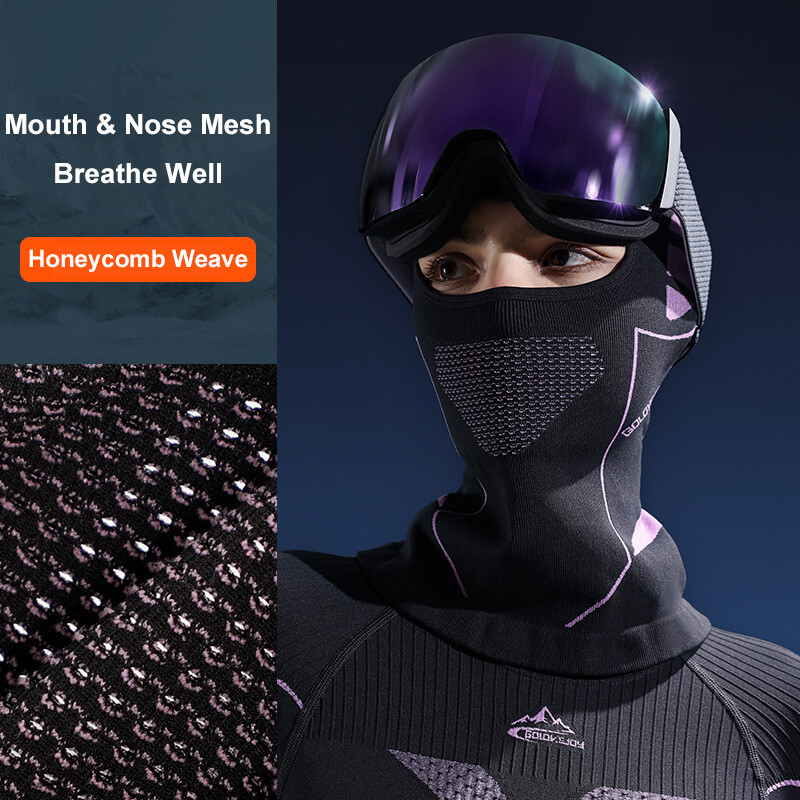 Winter Balaclava Ski Mask Cold Weather Fleece Thermal Face Mask For Men Women - Image 4