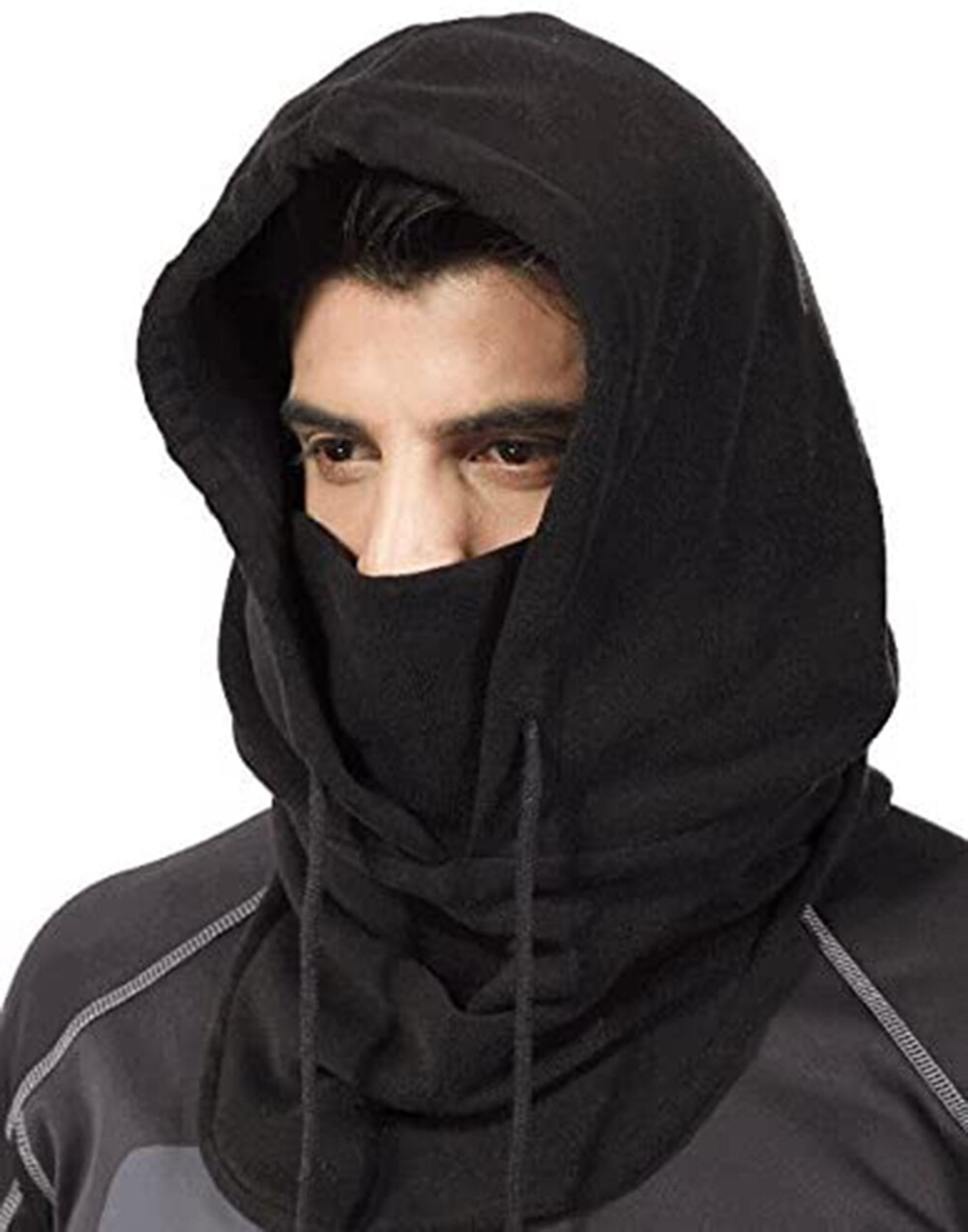 Balaclava Skiing Cover - Extreme Cold Weather Face Hat - Heavyweight Fleece Hood - Image 5