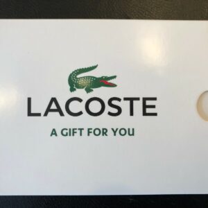 NZ$200 Lacoste Gift Card for use in New Zealand (and I was told in Australia as
