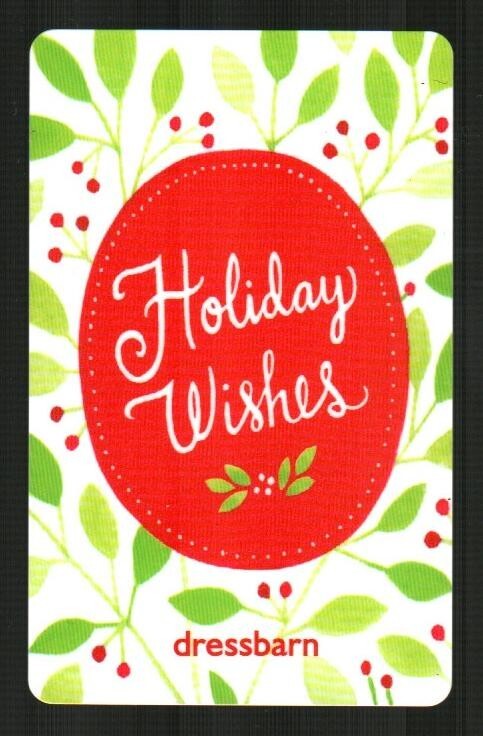DRESS BARN Holiday Wishes, Holly ( 2012 ) Gift Card ( $0 )