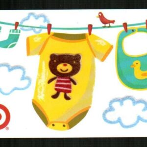 TARGET Baby Clothes ( 2009 ) Textured Gift Card ( $0 )