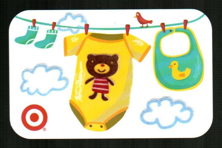 TARGET Baby Clothes ( 2009 ) Textured Gift Card ( $0 )