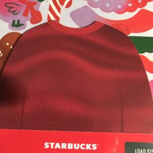 2023 STARBUCKS Christmas Gift Card - Sweater - Stickers - Collectible - No Value