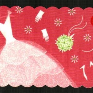 TARGET Sparkling Wedding Dress ( 2008 ) Die-Cut Gift Card ( $0 )