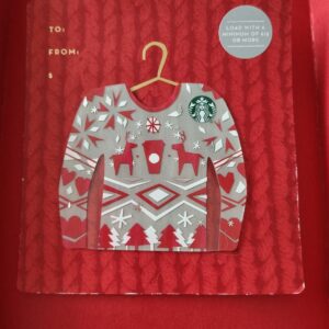 2016 Starbucks Ugly Sweater Gift Card