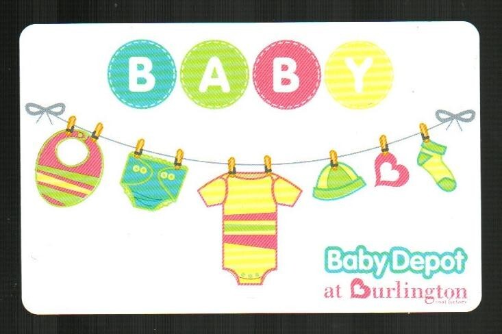 BABY DEPOT Baby Clothes Hanging on Wash Line ( 2011 ) Gift Card ( $0 )