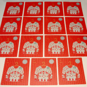 STARBUCKS - 2016 - Reindeer DEER - UGLY Sweater Holiday GIFT CARDS *SET of 15