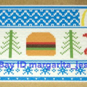 MCDONALD’S CANADA GIFT CARD “UGLY SWEATER” HAMBURGER HOLIDAY 2012 NO VALUE NEW