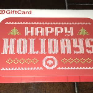 "UGLY SWEATER HAPPY HOLIDAYS" TARGET GIFT CARD COLLECTIBLE NO VALUE NEW 2017