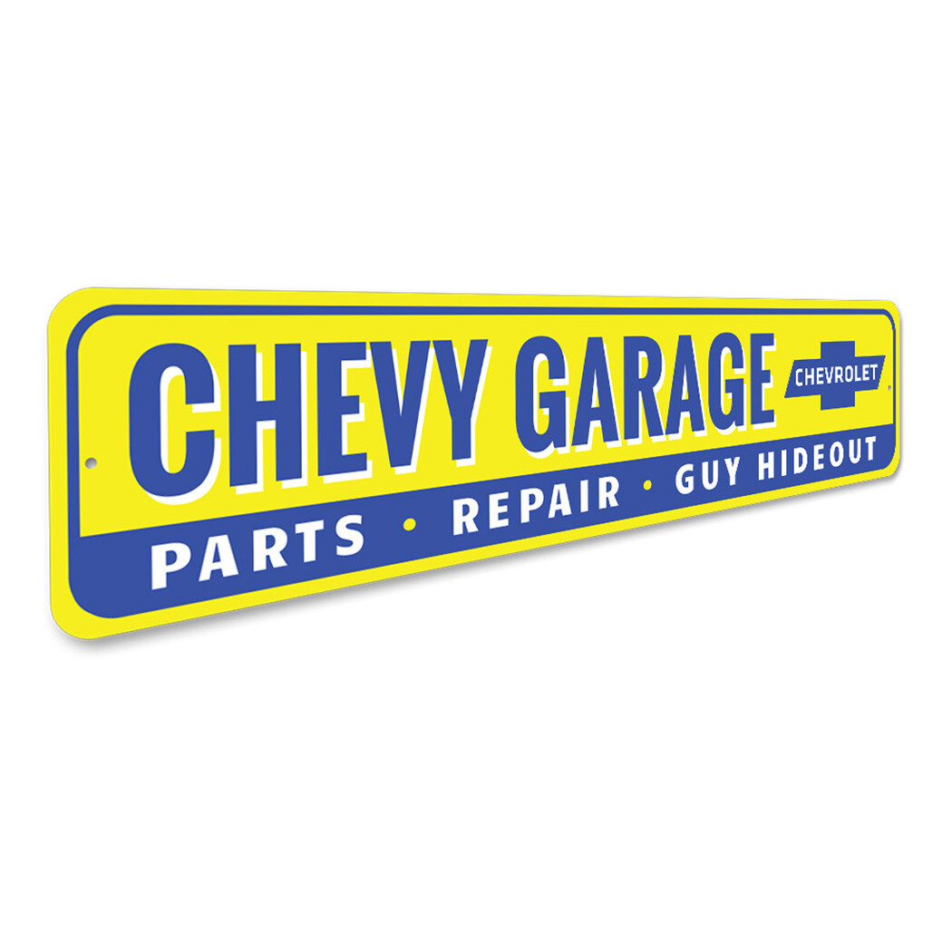 Chevy Garage Metal Sign Chevrolet Automotive Car Man Cave Sports Parts Repair - Image 3