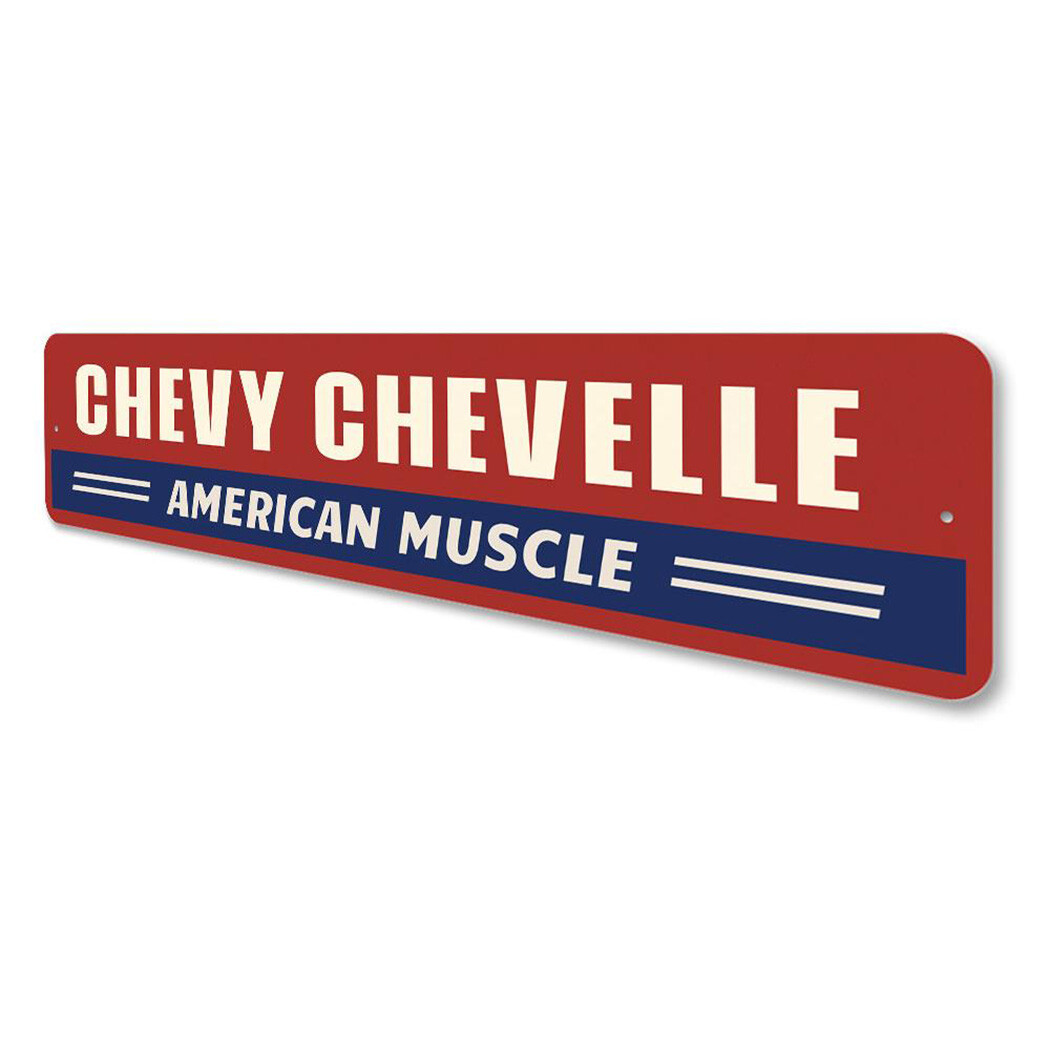 Chevy Chevelle Metal Sign Chevrolet Automotive Car Man Cave American Muscle - Image 4