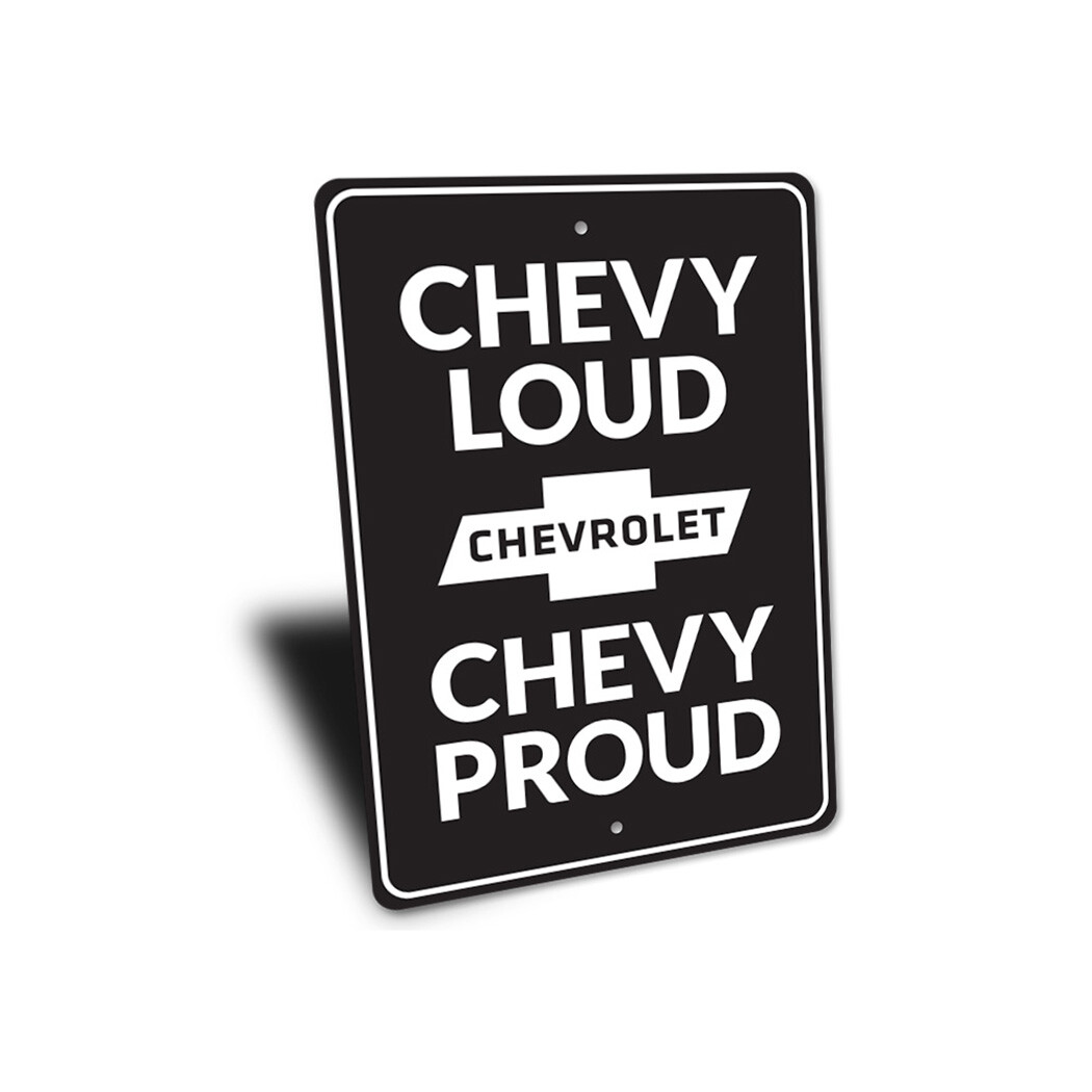 Chevy Loud Proud Metal Sign Chevrolet Automotive Car Man Cave Sports Classic - Image 3