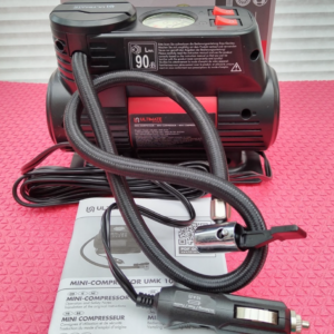 MINI COMPRESOR DE AIRE UMK 10 E4 – 12V – 10.3 Bar 150 psi y LUZ DELANTERA 🚘🚙🚗-