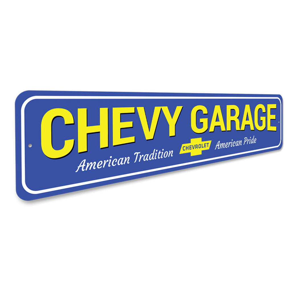 Chevy Garage Metal Sign Chevrolet Automotive Car Man Cave Sports Memorabilia - Image 3