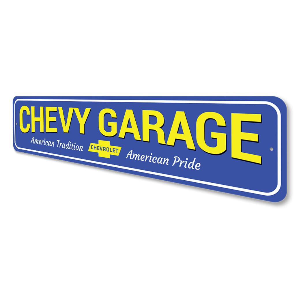 Chevy Garage Metal Sign Chevrolet Automotive Car Man Cave Sports Memorabilia - Image 4