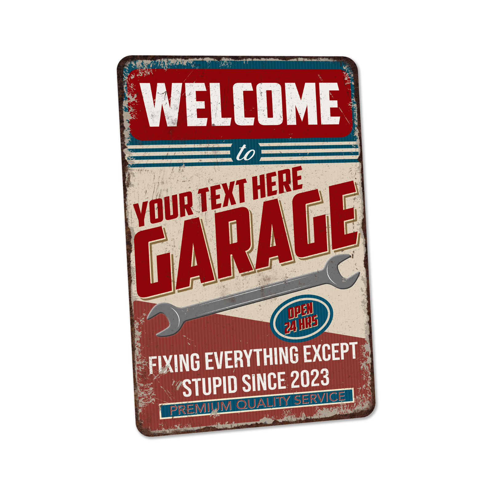 Custom Garage Sign Man Cave Gift for Men Dad Father Metal Sign Auto 108120129004