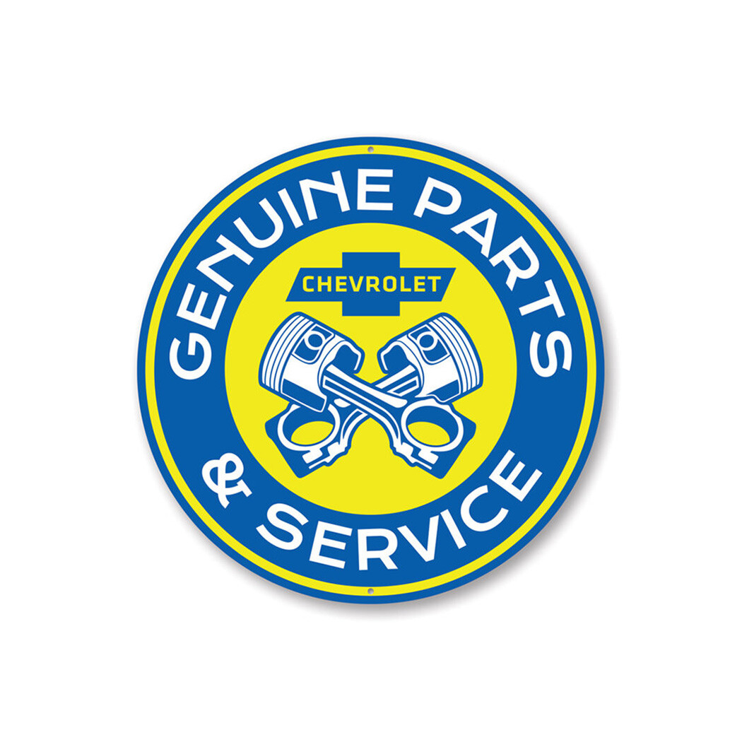 Chevy Parts Garage Sign Chevrolet Automotive Car Man Cave Sports Automobile