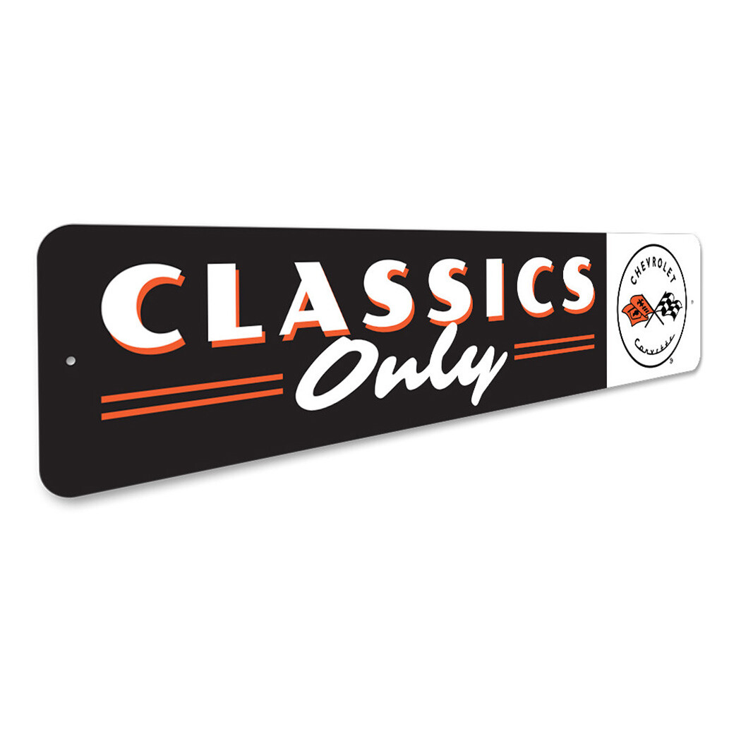 Classics Only Chevy Corvette Metal Sign Chevrolet Automotive Car Man Cave Sports - Image 3