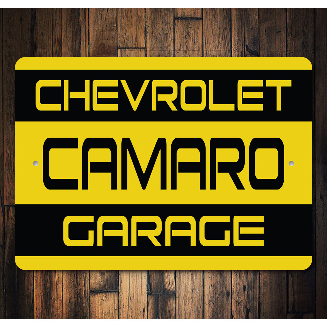 Chevrolet Camaro Garage Metal Sign Chevy Automotive Car Man Cave Sports Clasic - Image 2
