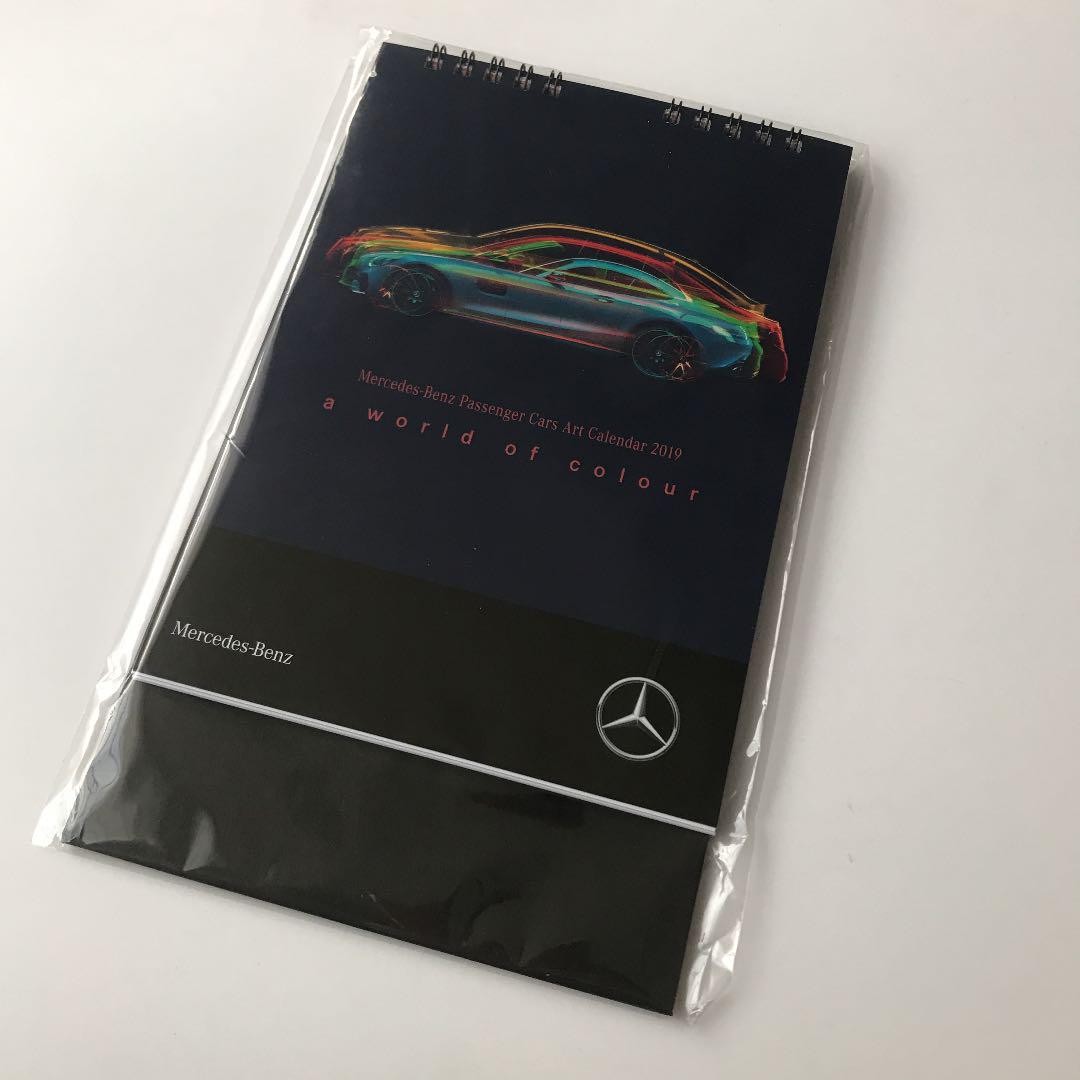 Mercedes-Benz 2019 Desk Calendar Novelty Used in Original Pack