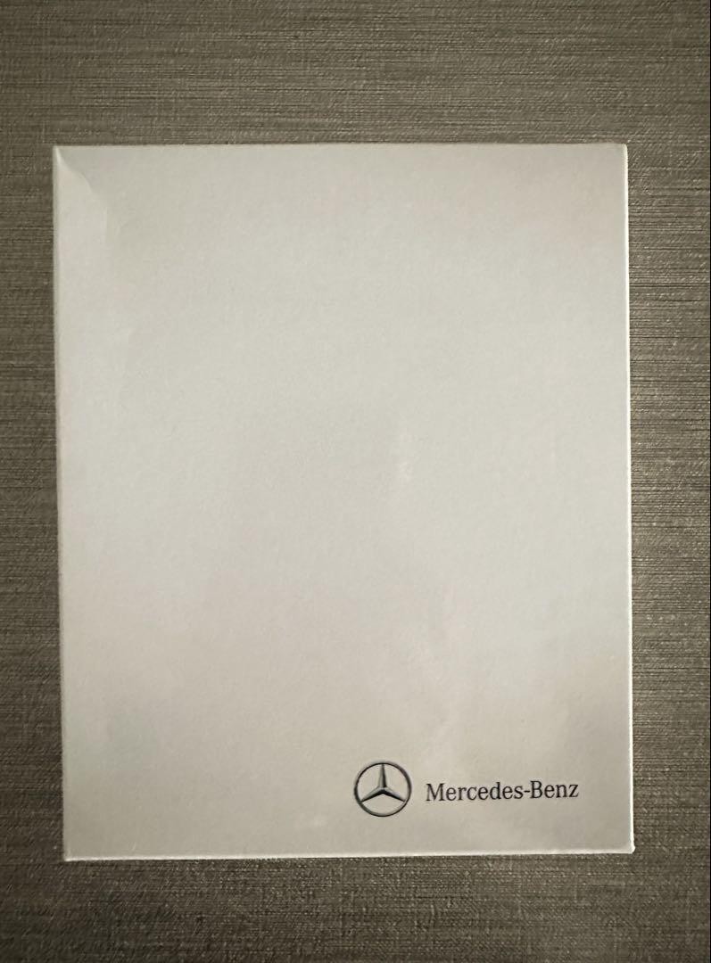 Mercedes-Benz Leather Passport Case Black & Red Novelty Travel Accessories Used - Image 4