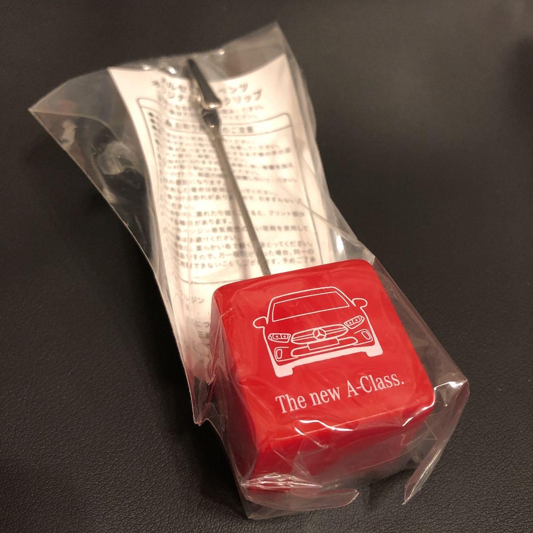 Mercedes-Benz Red Novelty Memo Clip Used Accessories Original Gift
