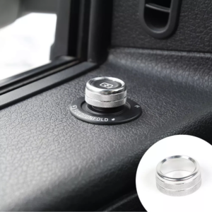 Anillo de ajuste de perilla 4x4 interruptor de faros para Ford F-150 09-14 accesorios plateados 4 piezas-