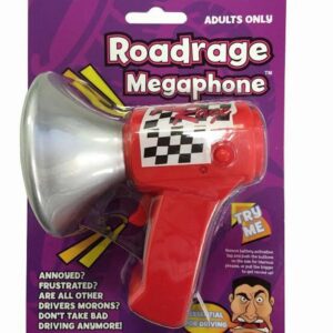 Roadrage Megaphone Novelty Car Driving Prank Joke Toy Gift Funny Adults Only!