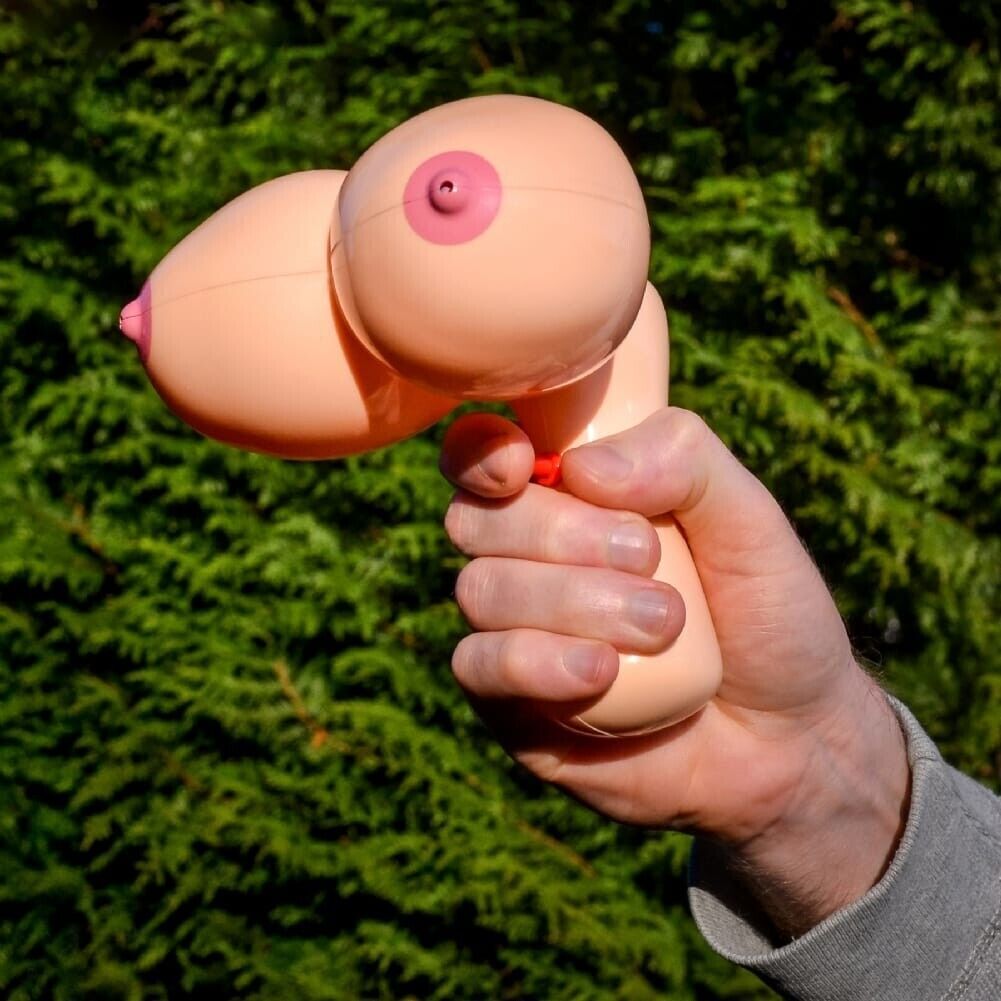 Boobie Squirt Gun 10 oz Water Gun Fun Bachelor Novelty Pool Party Gag Toy Gift - Image 2