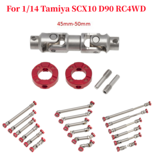 Stainless Steel Drive Shaft Accessories For 1/14 Tamiya SCX10 D90 RC4WD RC Car