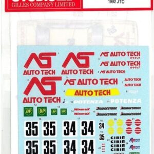 STUDIO27 1/24 BMW M3 Auto Tech '92 JTC DC750C GT car decal
