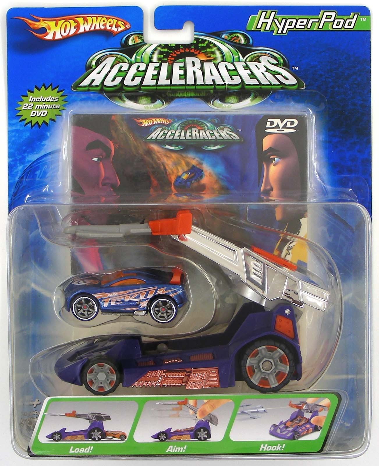 AcceleRacers Carpoon HyperPod Drift Tech Hot Wheels DVD 1 of3 Clash on the Coast