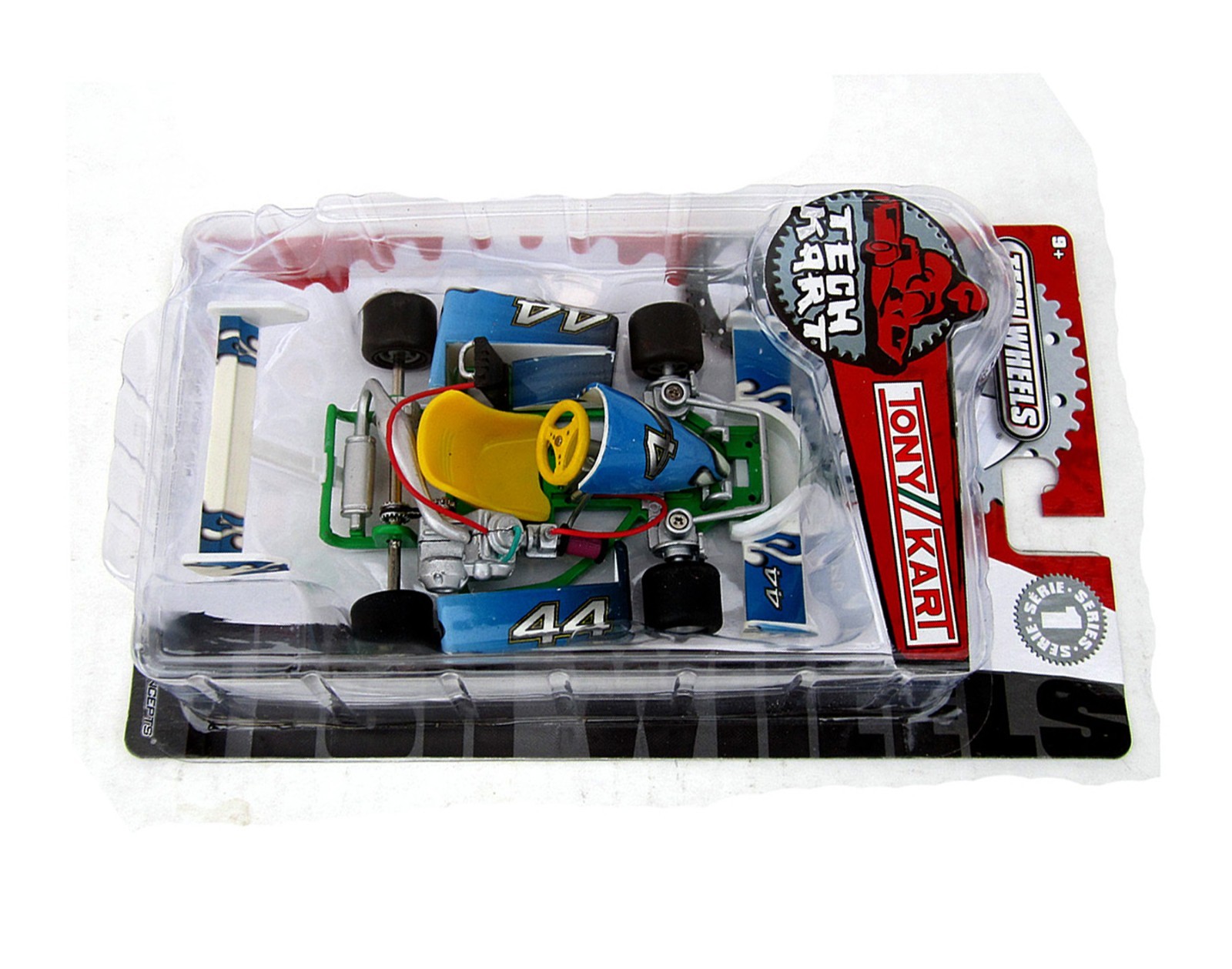 TECH-KART, Tony-Kart 44 blue go-kart X-Concepts, 1:12 scale 6", New Unopened - Image 3