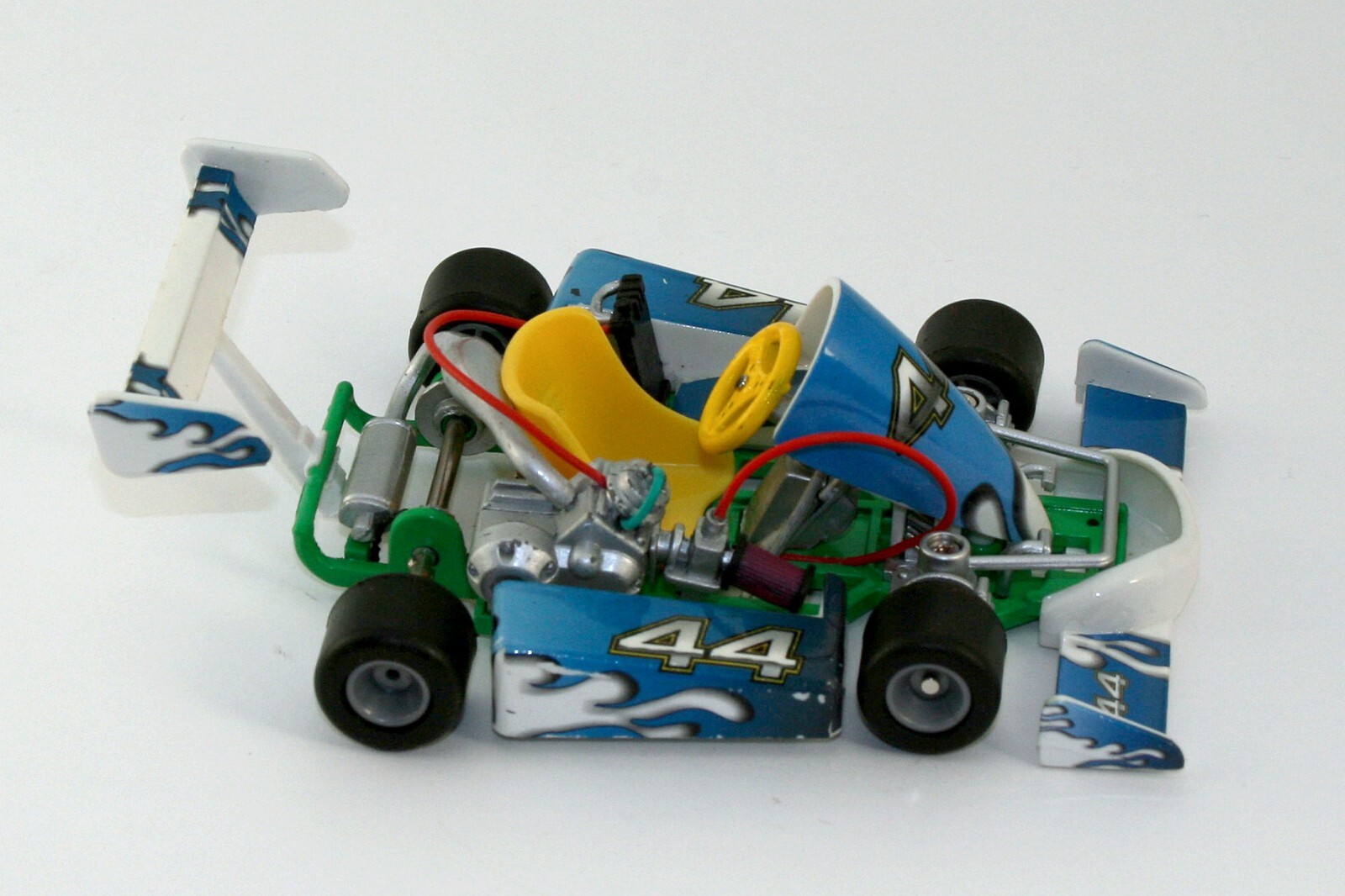 TECH-KART, Tony-Kart 44 blue go-kart X-Concepts, 1:12 scale 6", New Unopened - Image 5