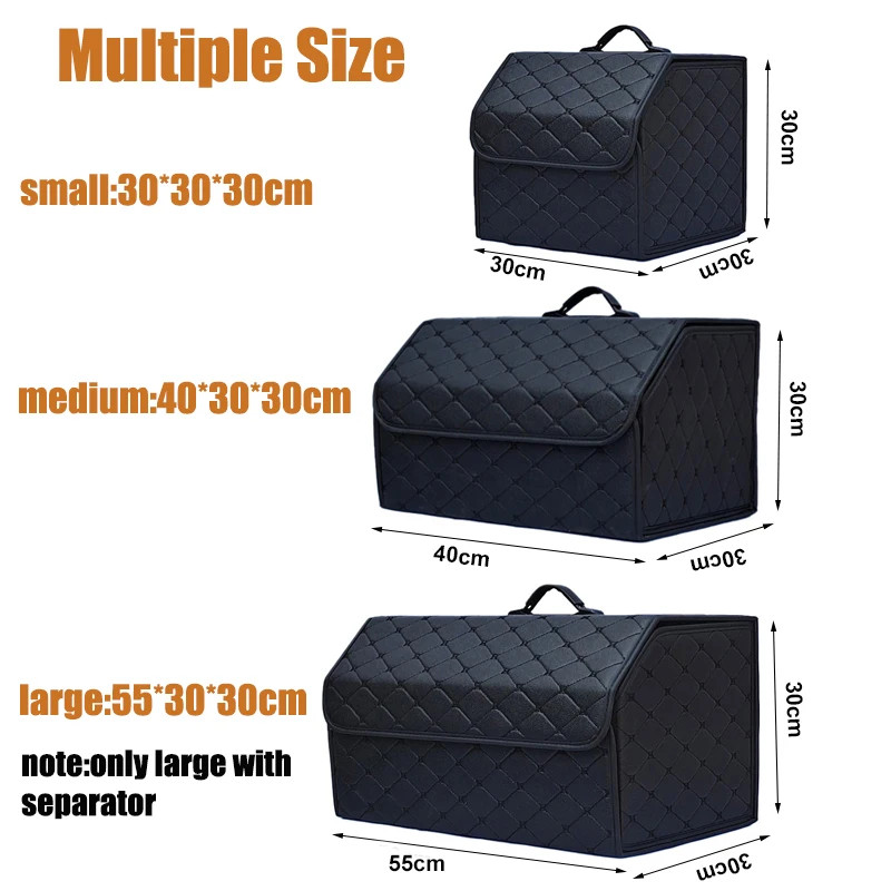 Car Trunk Organizer Box Large Capacity Auto Tools Storage Bag Stowing Tidying - Image 2