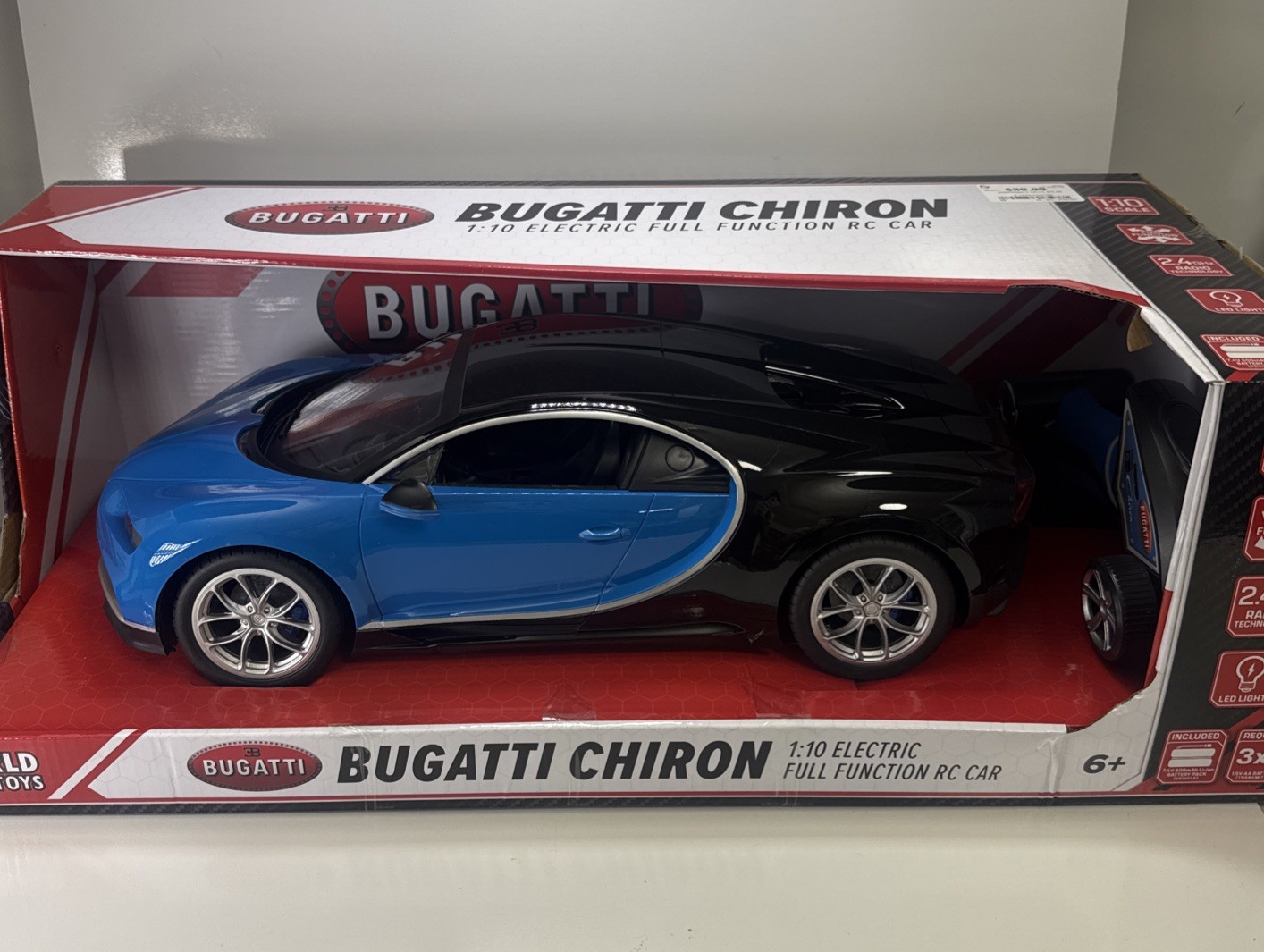 WORLD TECH TOYS Bugatti Chiron - 1:10 Scale Brand New