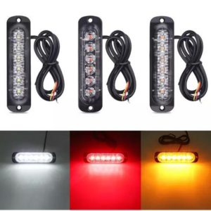 6 luces LED barra lámpara de trabajo conducción luces antiniebla 12V - 24V haz puntual todoterreno SUV 4x4-