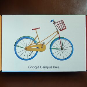 Google Campus Bike Miniature Toy Model Mini Bicycle collectible tech desk decor