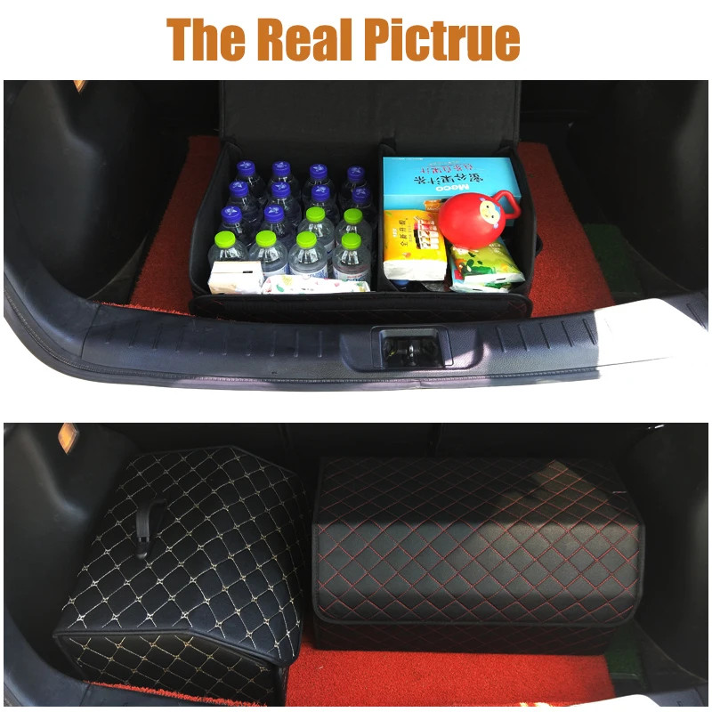 Car Trunk Organizer Box Large Capacity Auto Tools Storage Bag Stowing Tidying - Image 5
