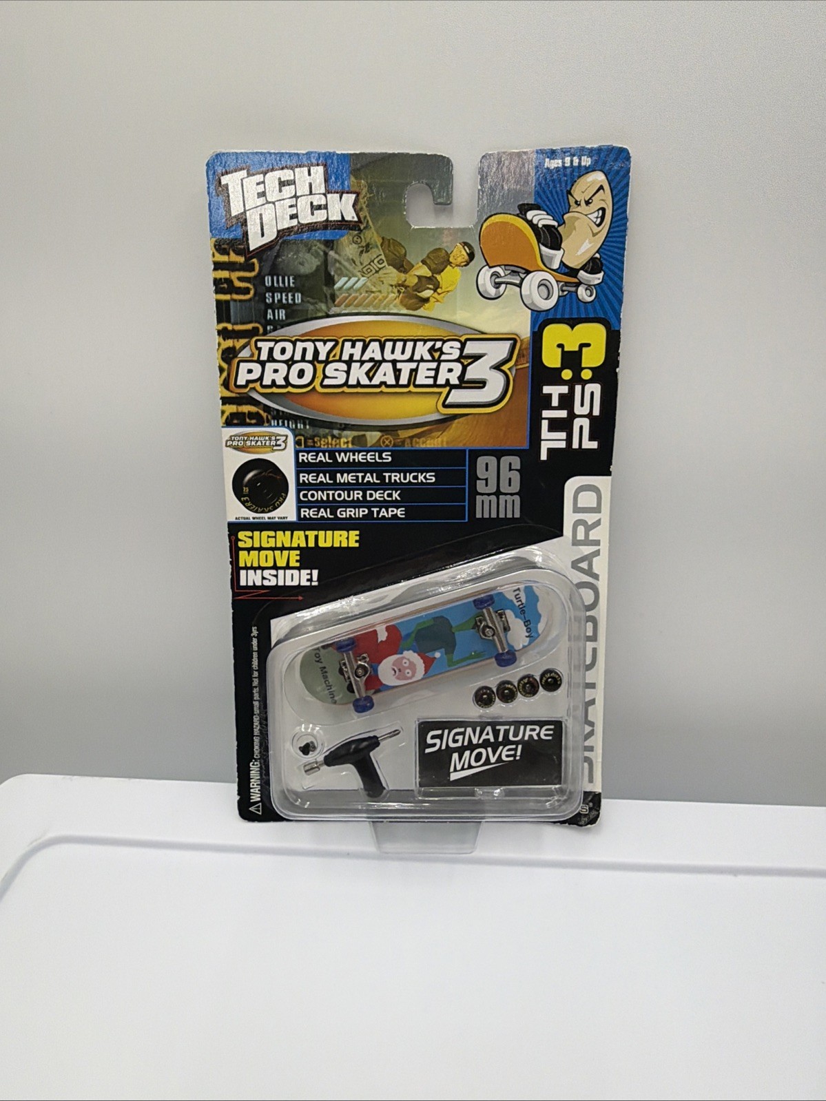 Tech Deck Tony Hawk's Pro Skater 3 Toy Machine Turtle Boy Ed Templeton
