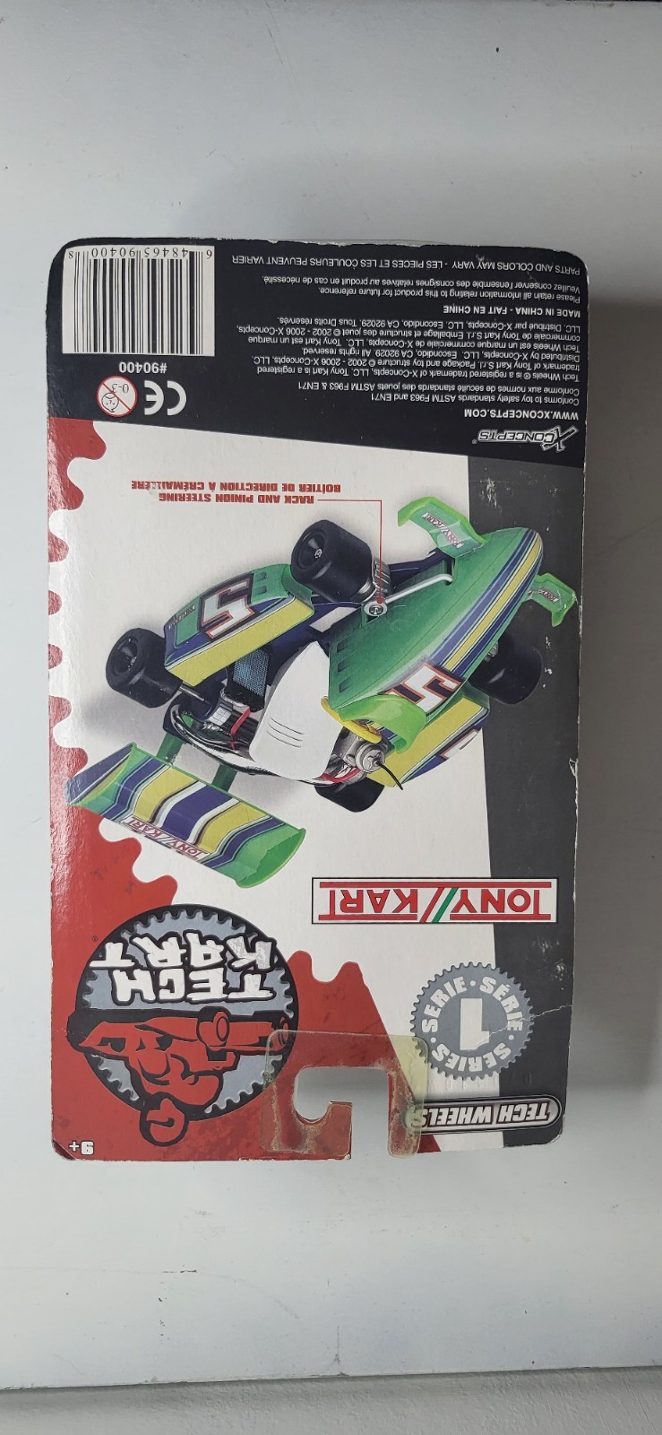 GO-KART Tony-Kart, Tech Kart by X-Concepts, die-cast 6" L, - Image 2